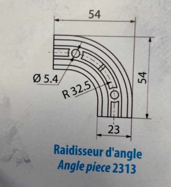 Raidisseur d'angle